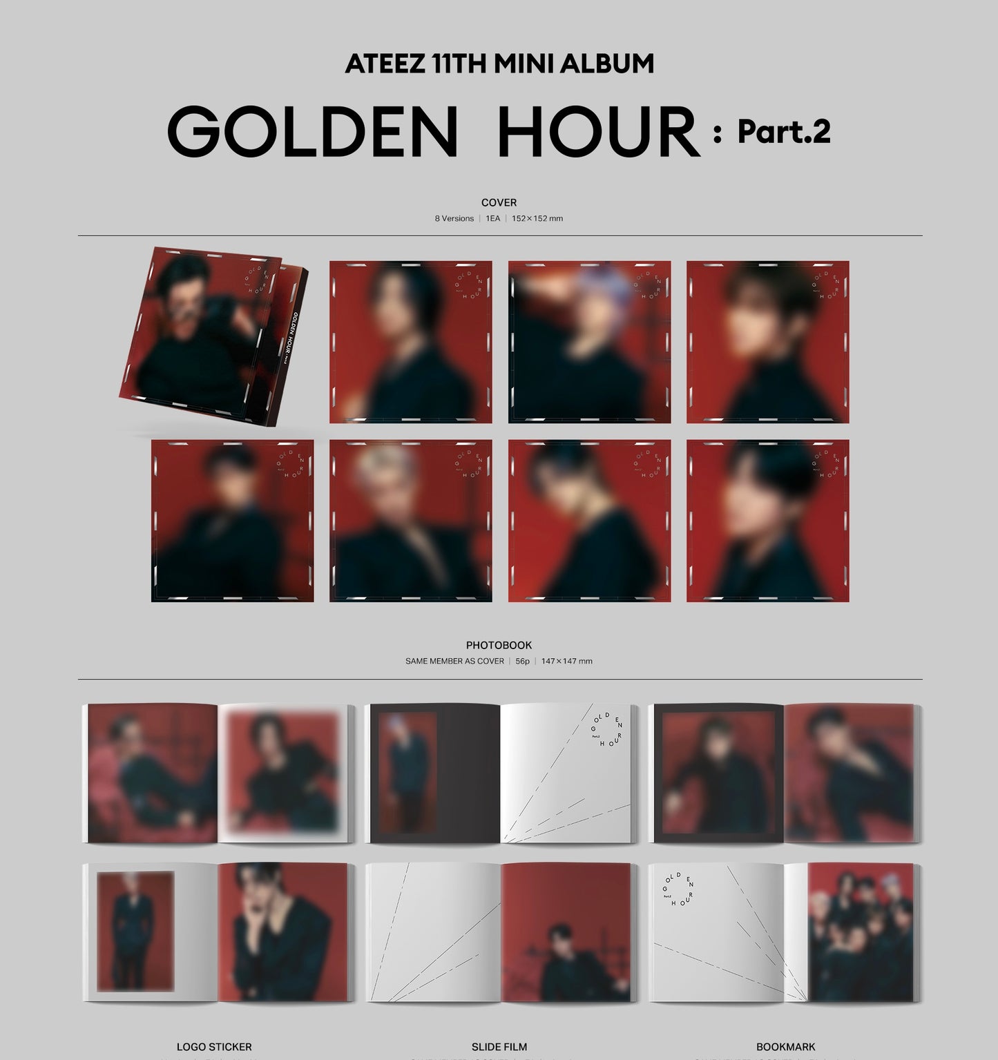 ATEEZ • GOLDEN HOUR: Part.2 (Digipack Ver.)