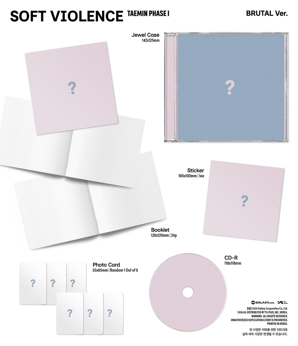 Taemin • PHASE 1: Soft Violence [PREORDER]