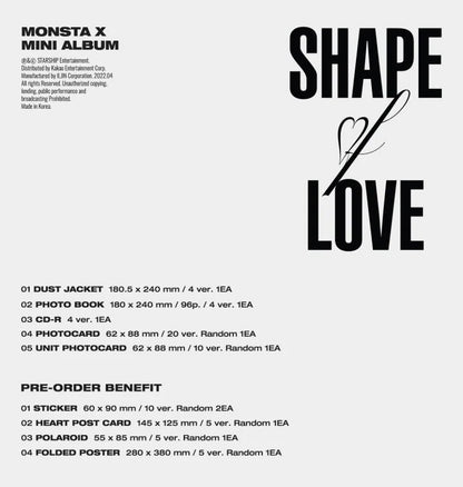 MONSTA X • Shape of Love