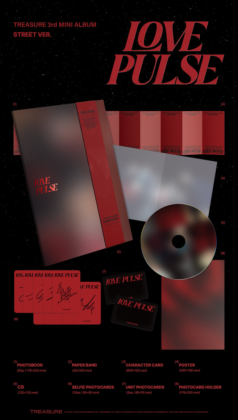 TREASURE • LOVE PULSE [PREORDER]