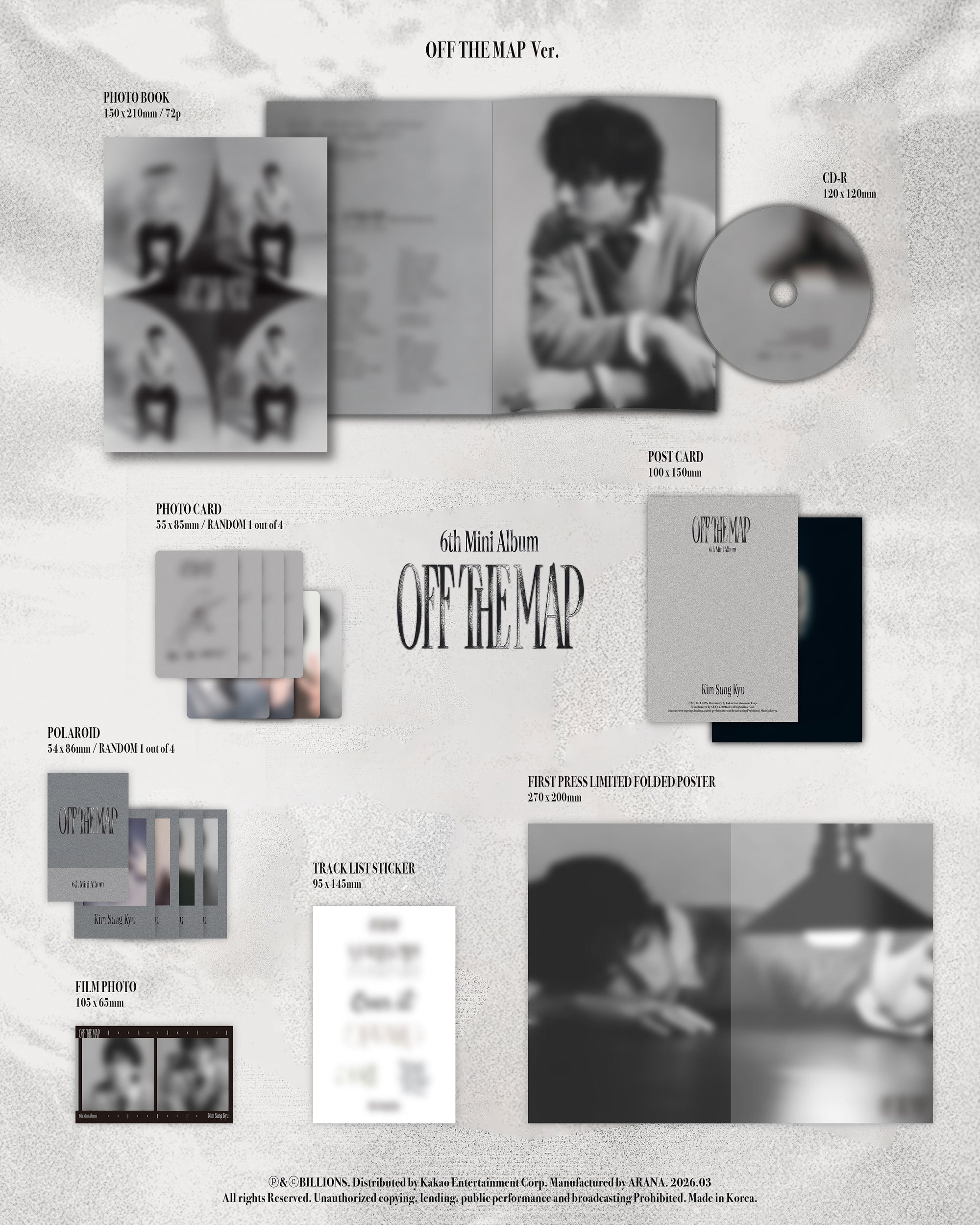 Kim Sung Kyu • Off the Map