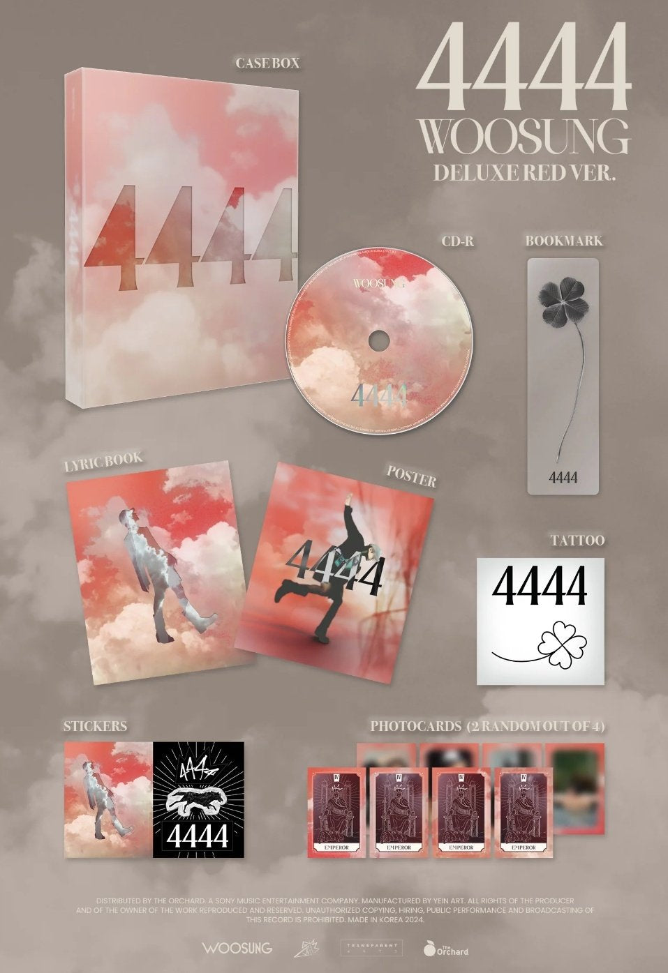 Woosung • 4444 [PREORDER]