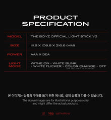 THE BOYZ • Ver.2 Official Lightstick [PREORDER]