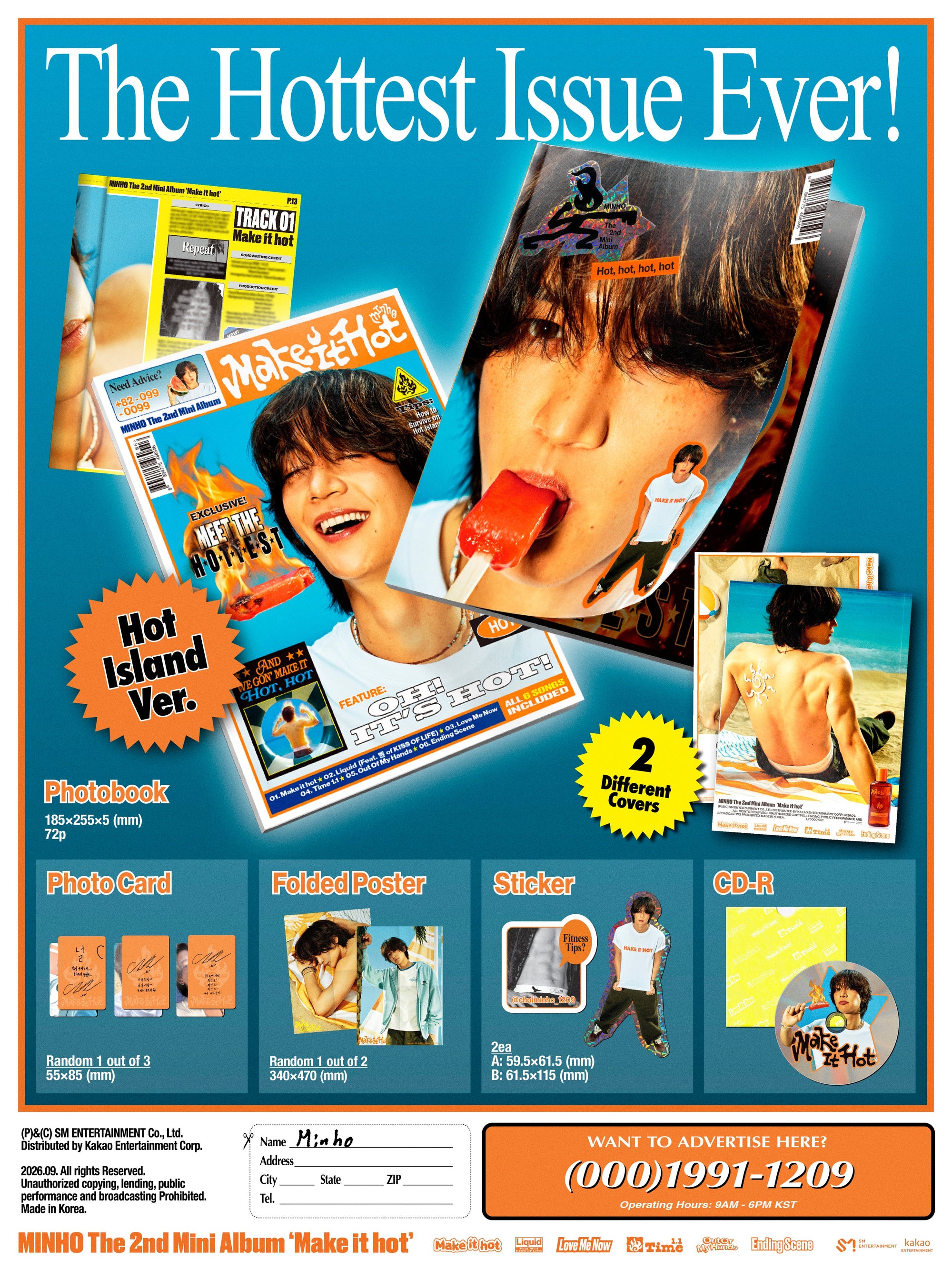 Minho • MAKE IT HOT [PREORDER]