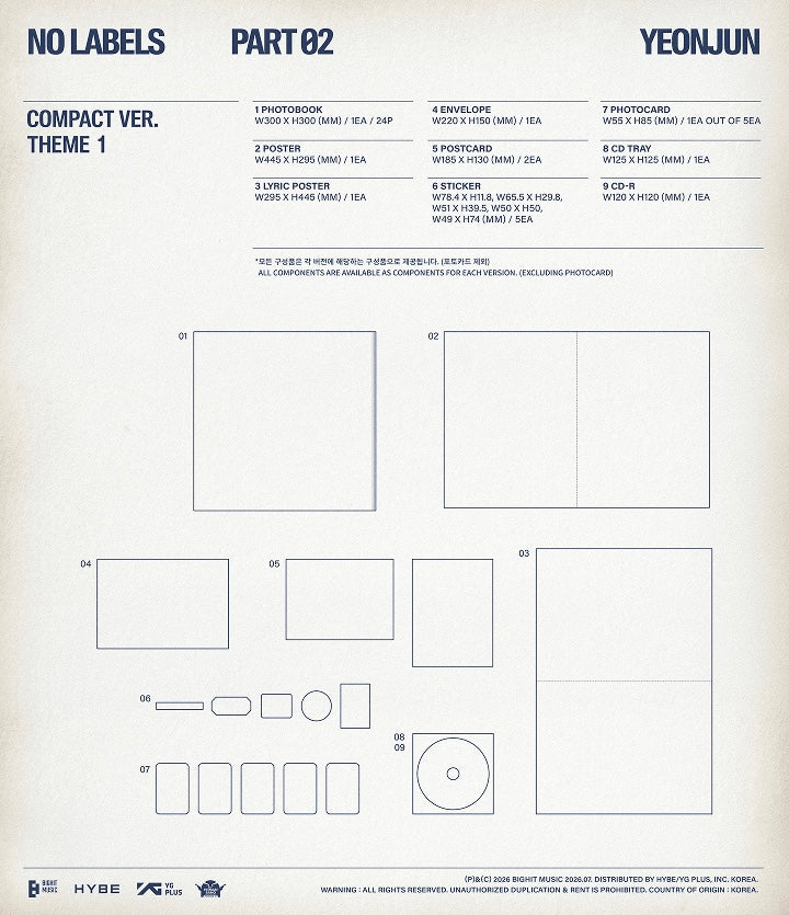 Yeonjun • NO LABELS: PART 02 [PREORDER]