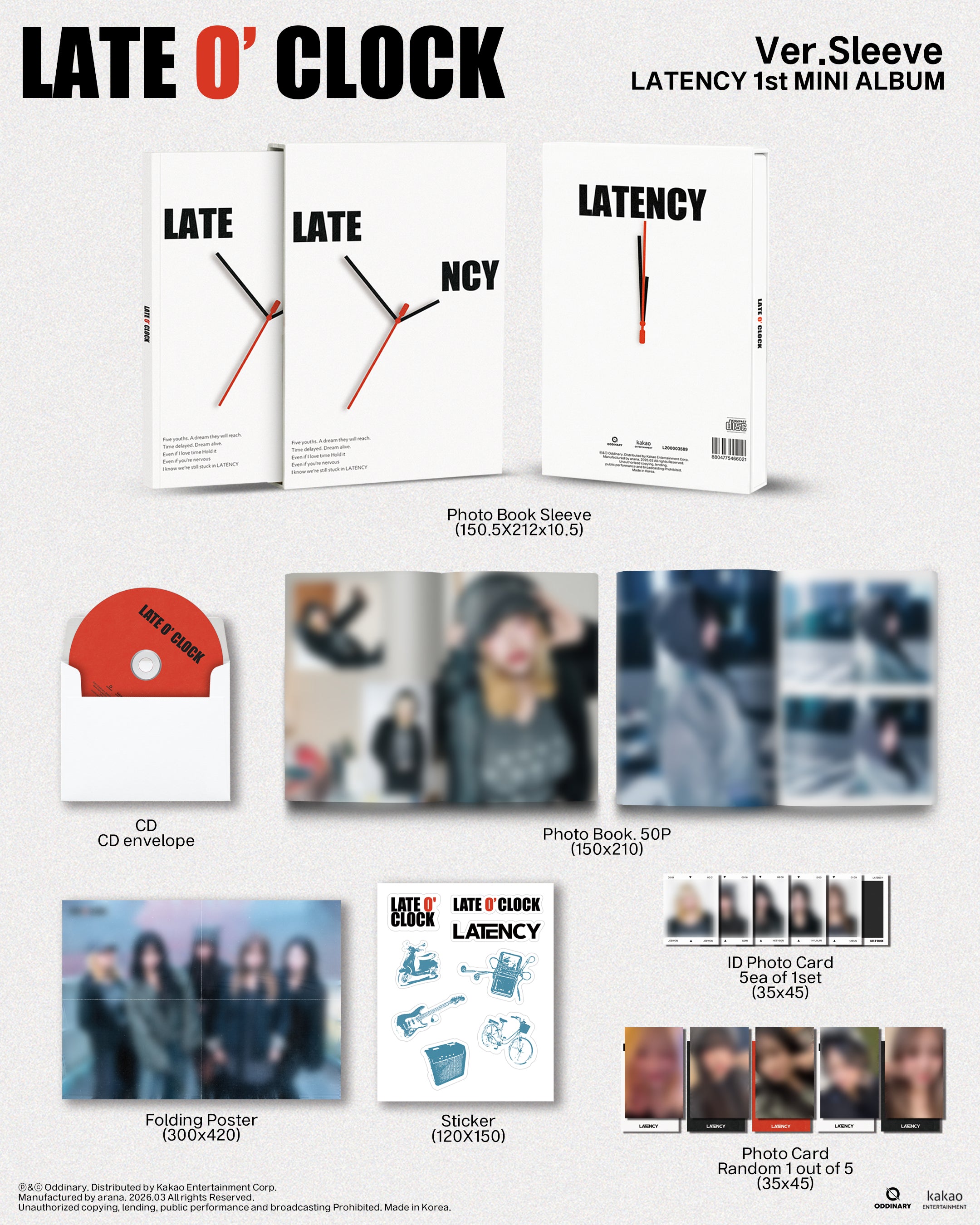 LATENCY • LATE O’ CLOCK [PREORDER]
