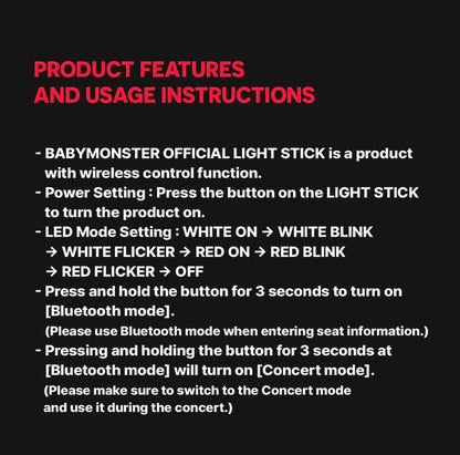 BABYMONSTER • Official Lightstick [PREORDER]