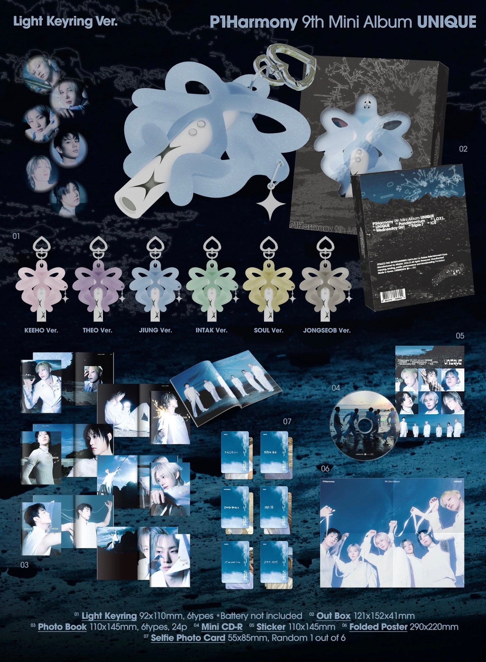 P1Harmony • UNIQUE (Member Vers.)