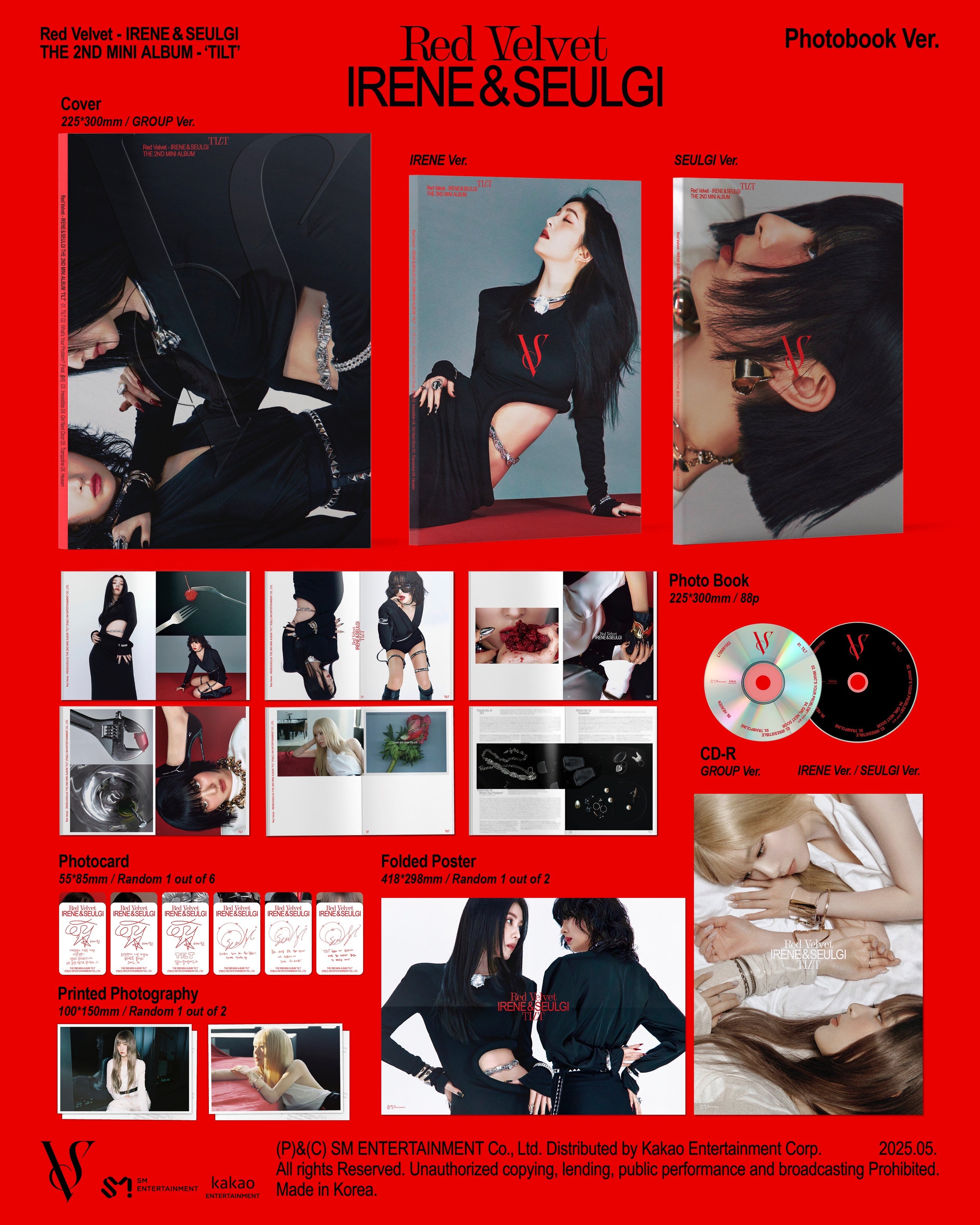 Red Velvet : Irene & Seulgi • TILT [PREORDER]