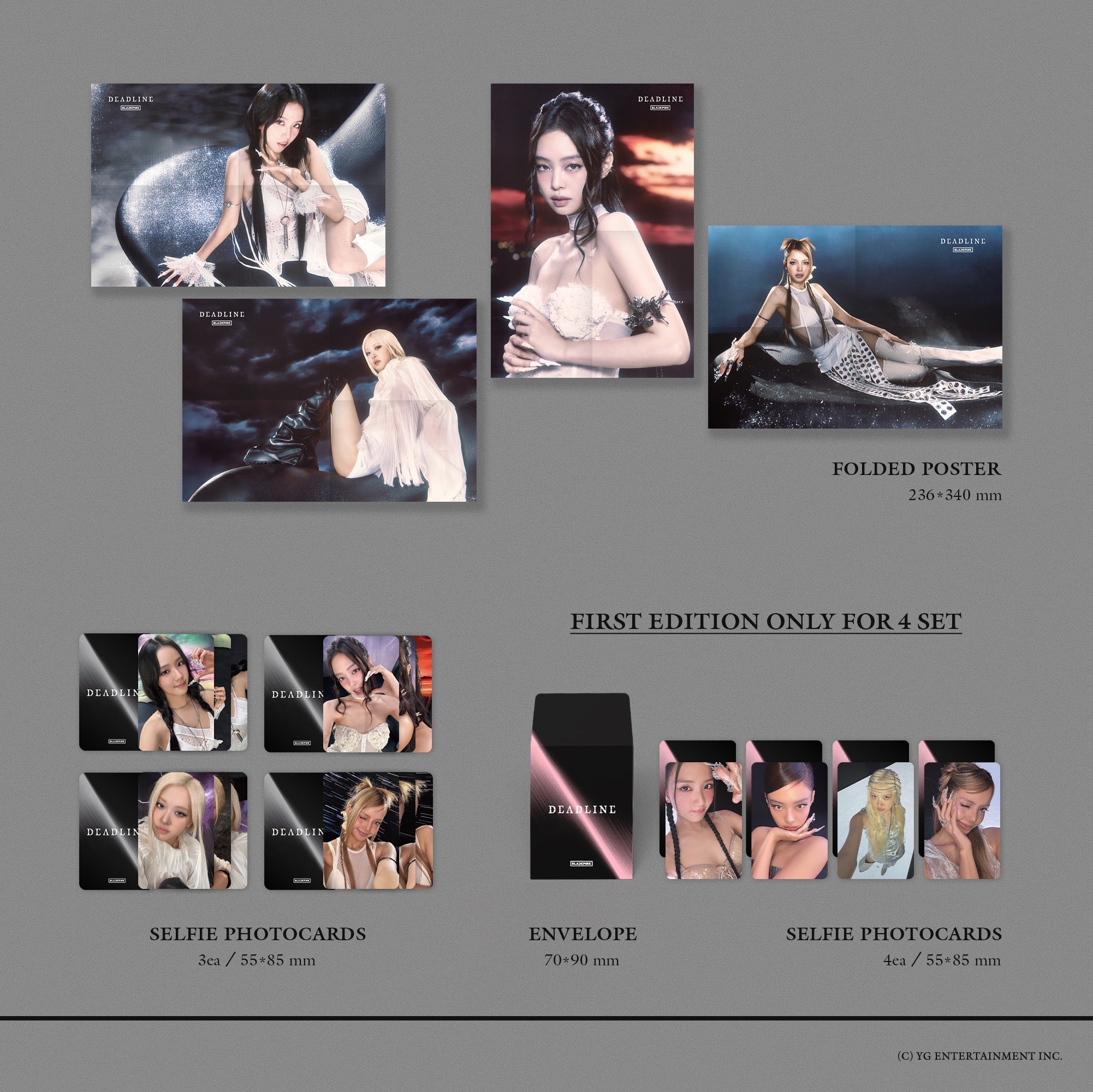 BLACKPINK • DEADLINE (SILVER ver.)