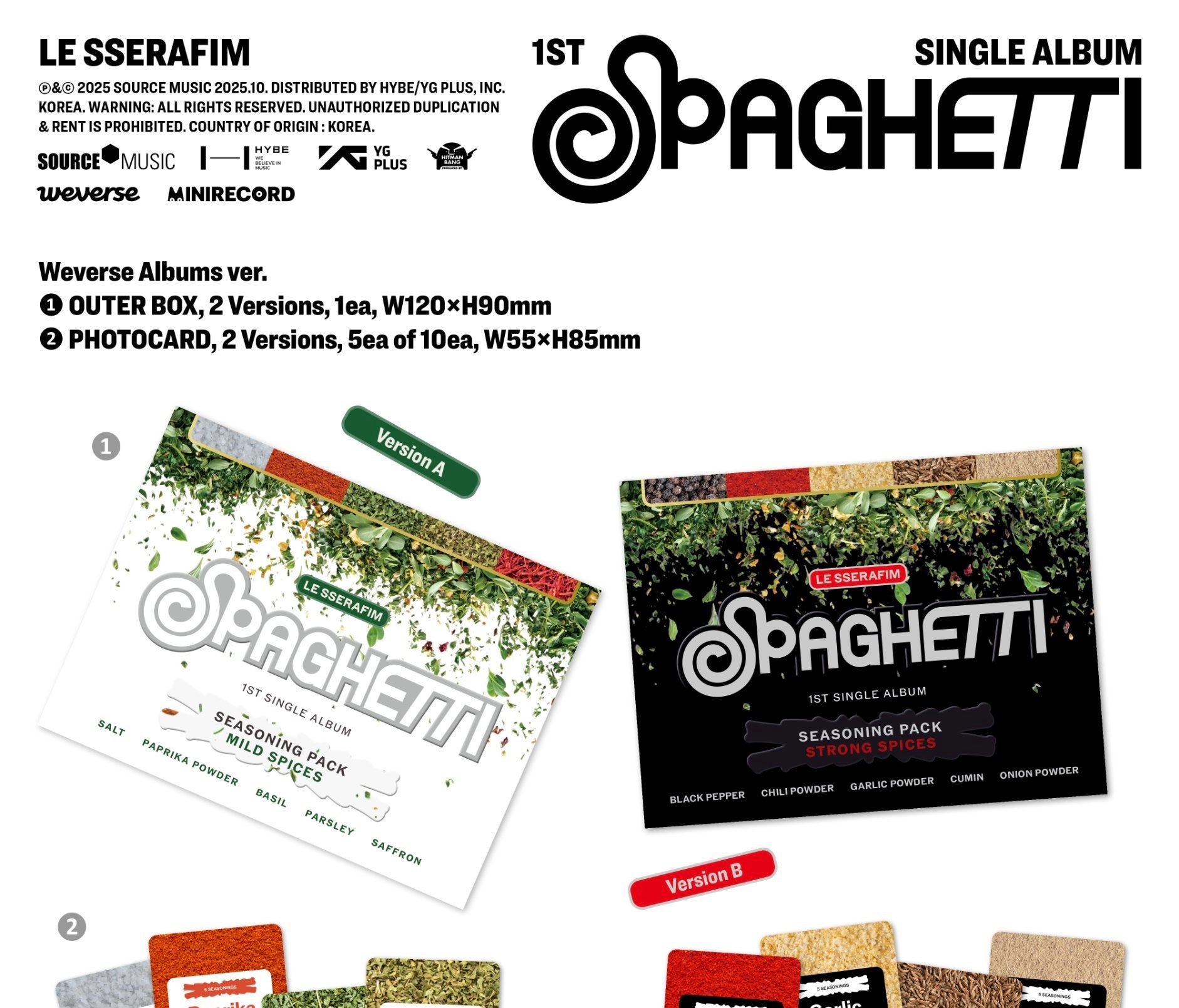 LE SSERAFIM • SPAGHETTI