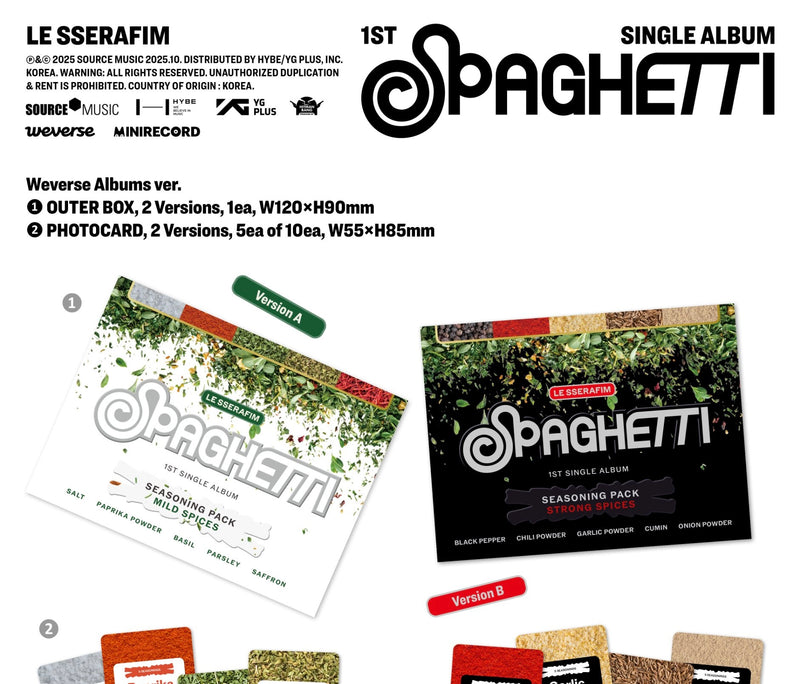 LE SSERAFIM • SPAGHETTI