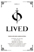 ONEUS • LIVED
