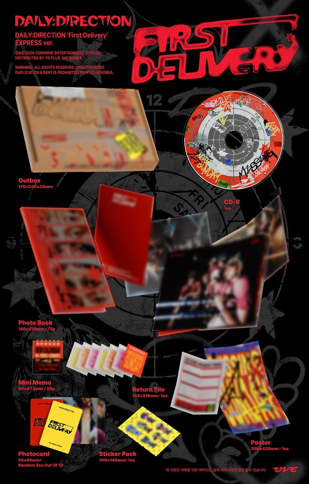 DAILY:DIRECTION • FIRST:DELIVERY [PREORDER]