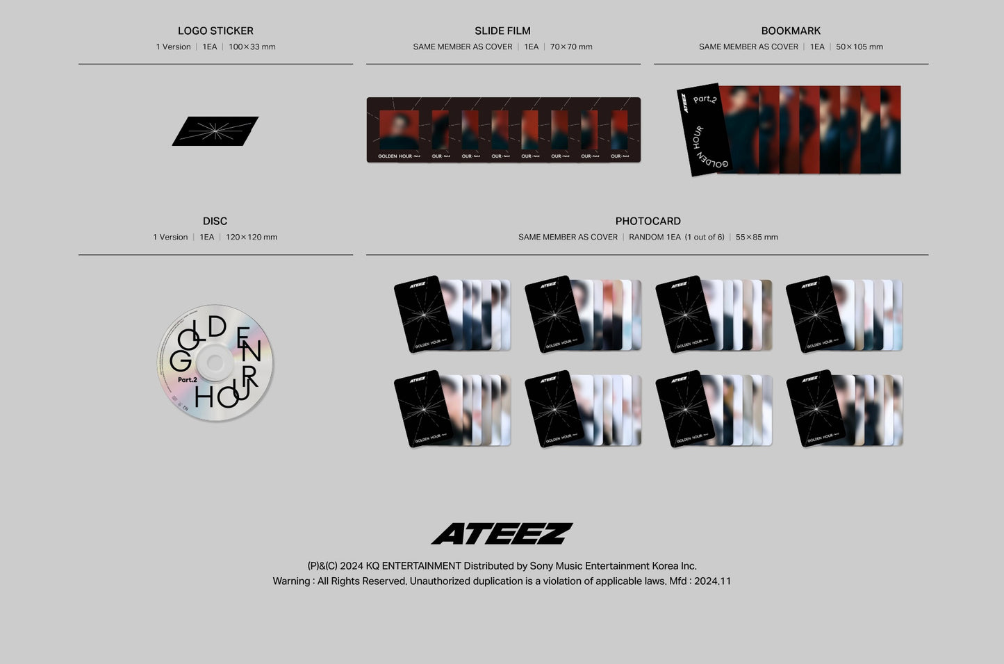 ATEEZ • GOLDEN HOUR: Part.2 (Digipack Ver.)