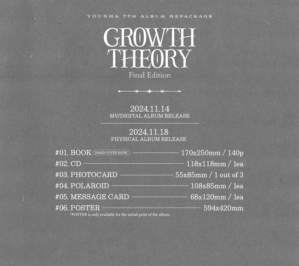 Younha • GROWTH THEORY: Final Edition