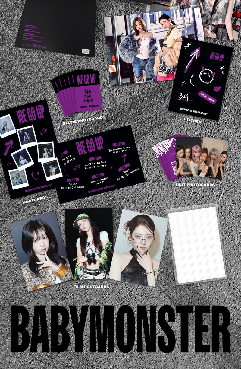 BABYMONSTER • WE GO UP (Postcard / Mini Beam Keyring) [PREORDER]