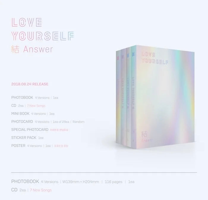 BTS • LOVE YOURSELF 結 ‘Answer’