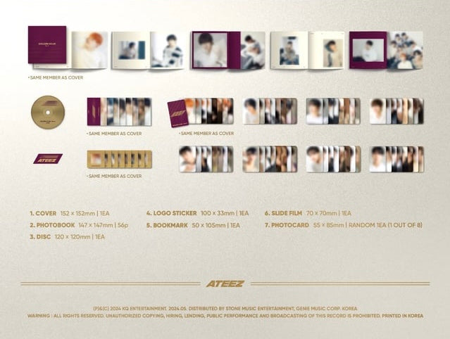 ATEEZ • GOLDEN HOUR: Part.1 (Digipack Ver.)