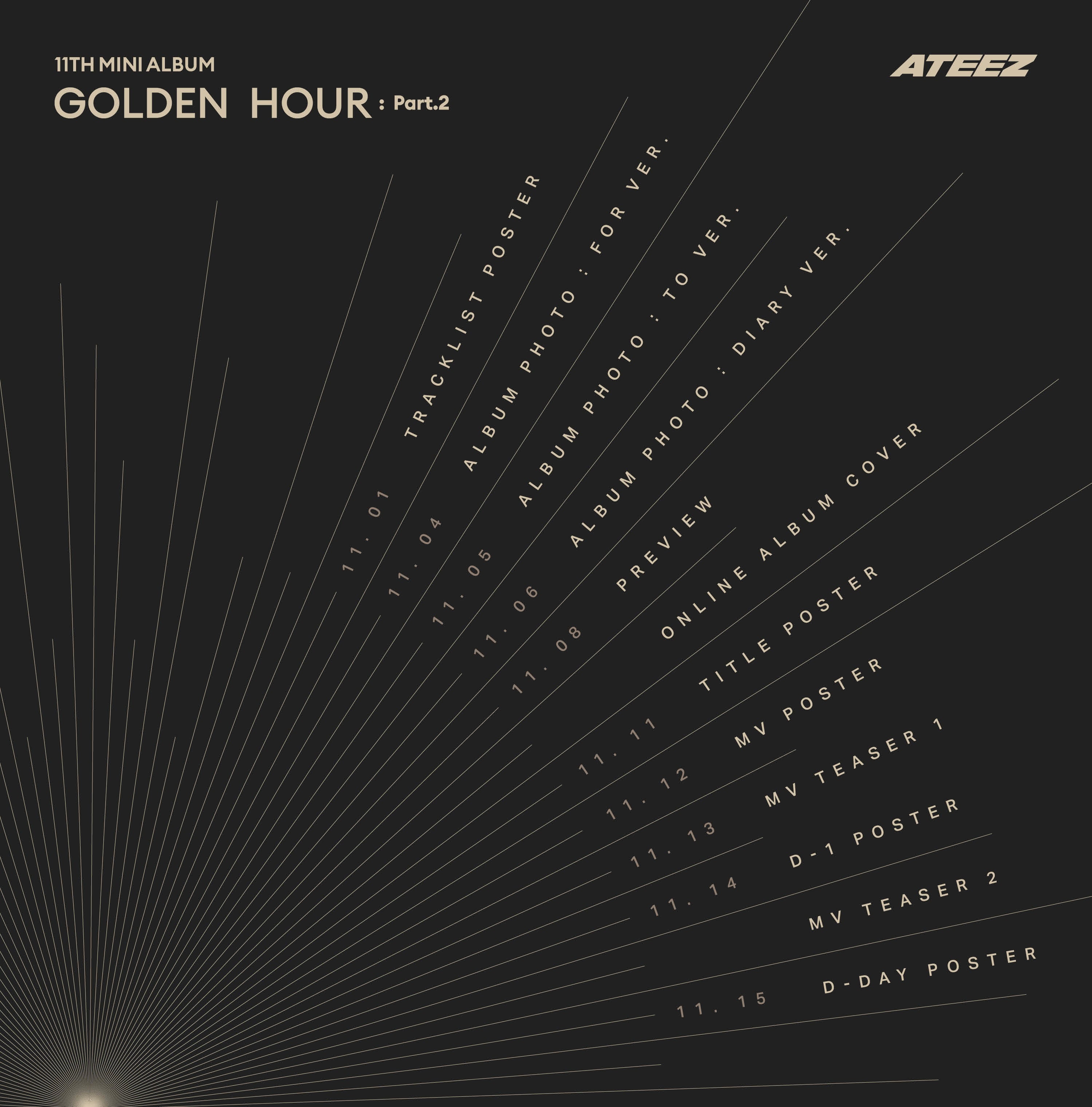 ATEEZ • GOLDEN HOUR: Part.2 (Digipack Ver.) | Kpop Moon