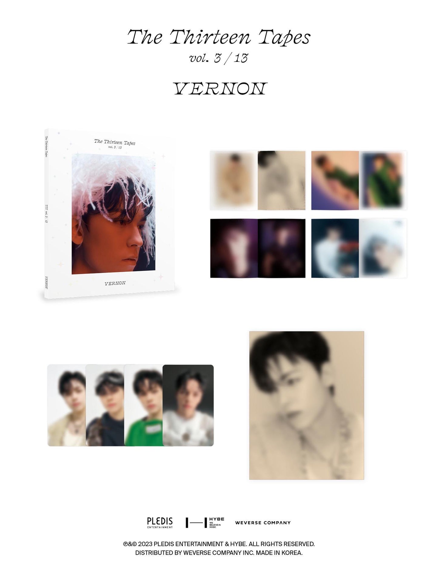 SEVENTEEN : Vernon • The Thirteen Tapes Vol. 3/13