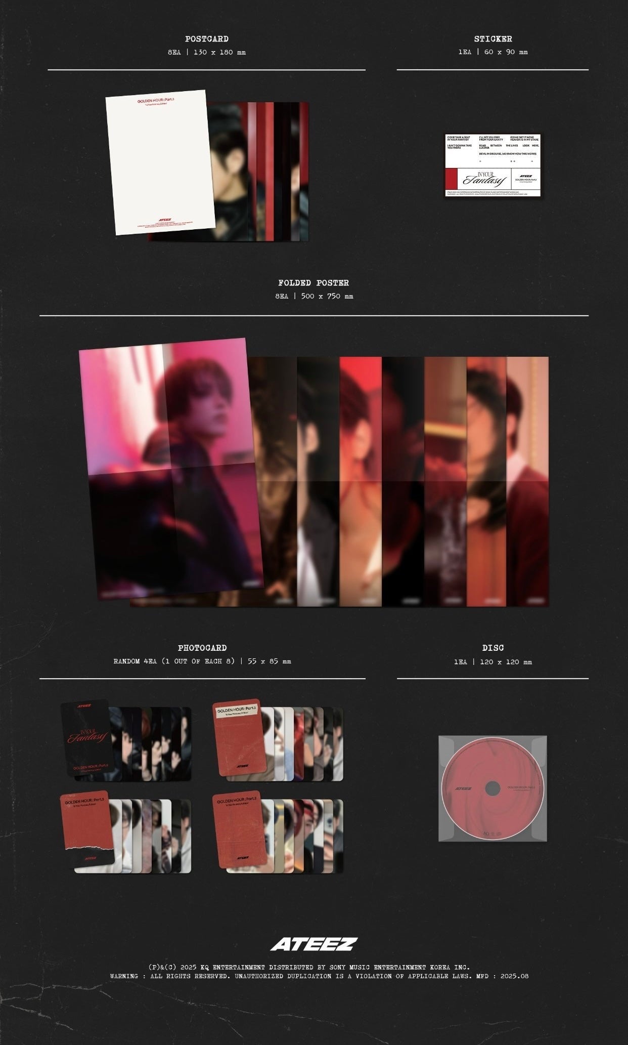 ATEEZ • GOLDEN HOUR: Part.3 ‘In Your Fantasy Edition’