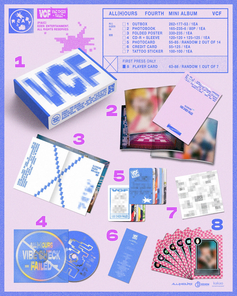 ALL(H)OURS • VCF [PREORDER]