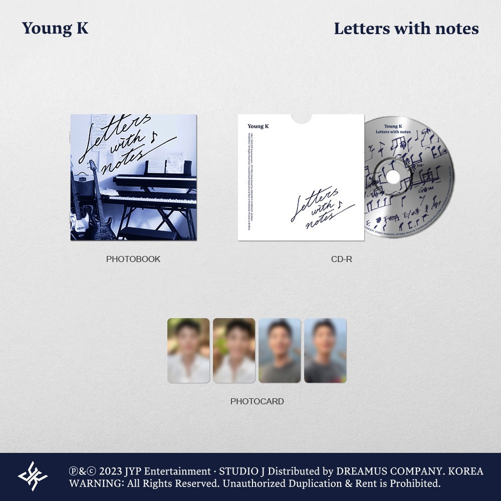 Young K • Letters With Notes | Kpop Moon