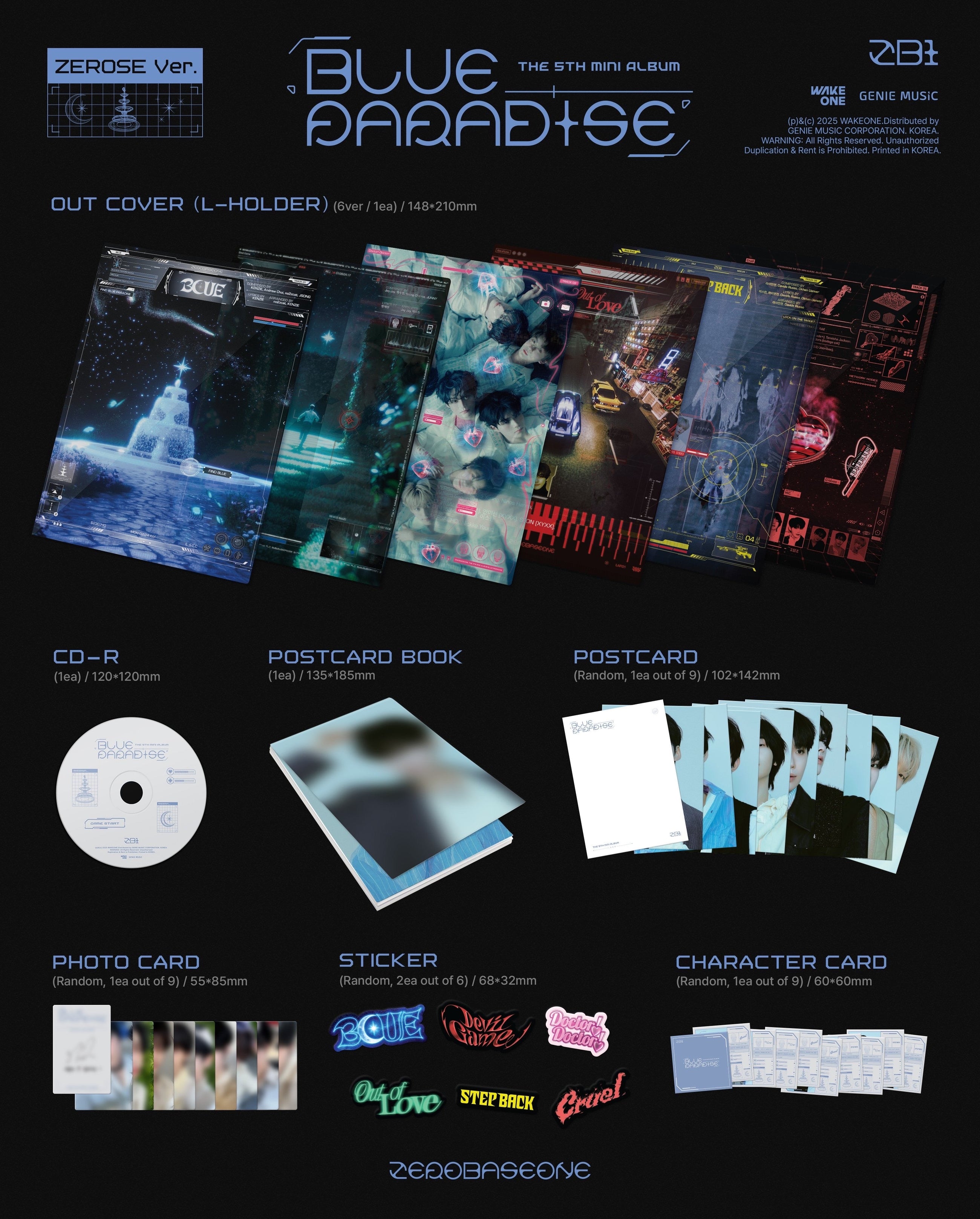ZEROBASEONE • Blue Paradise (Member Versions)