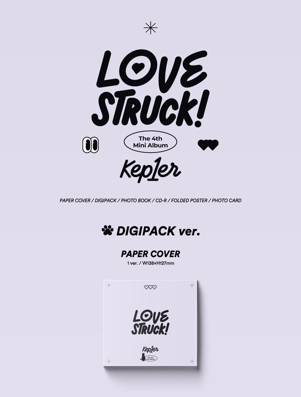 Kep1er • LOVESTRUCK! (Digipack Ver.)