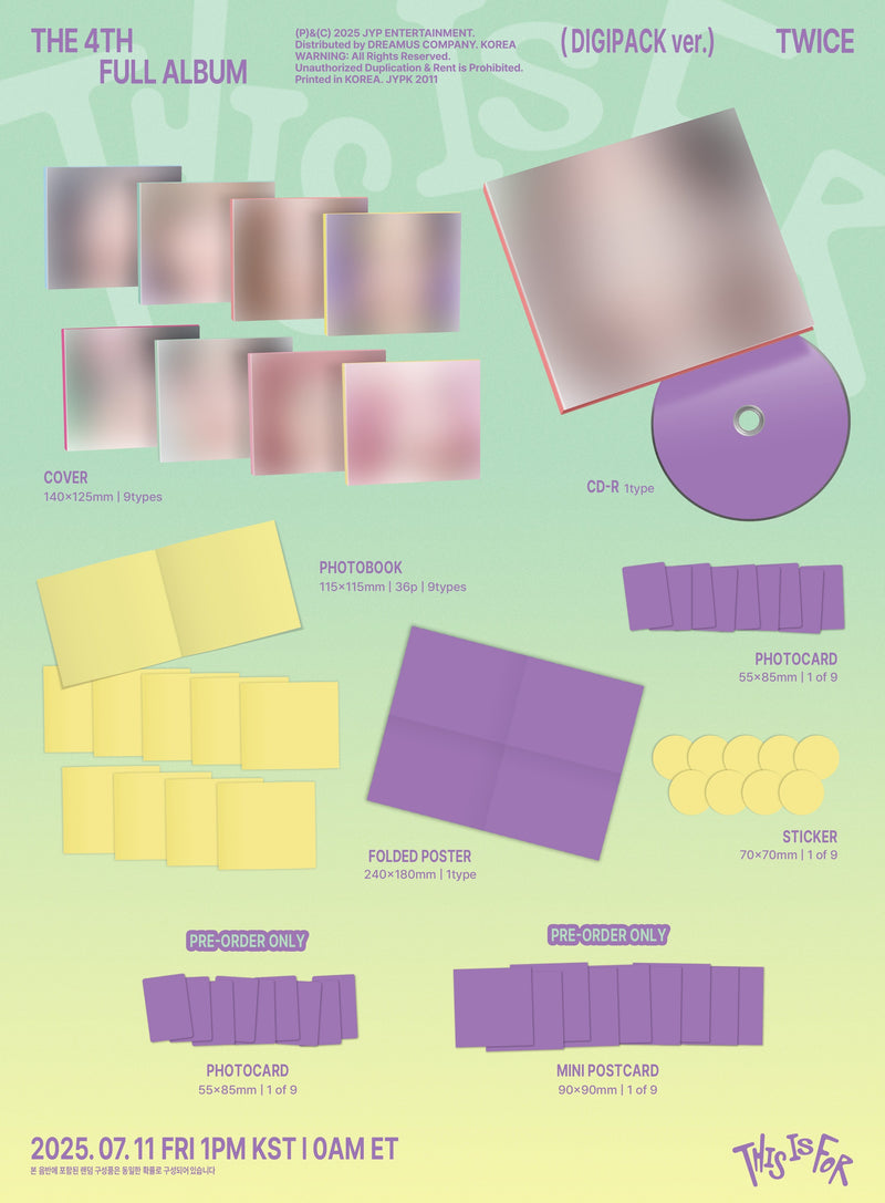 TWICE • THIS IS FOR (Digipack Ver.) [PREORDER]