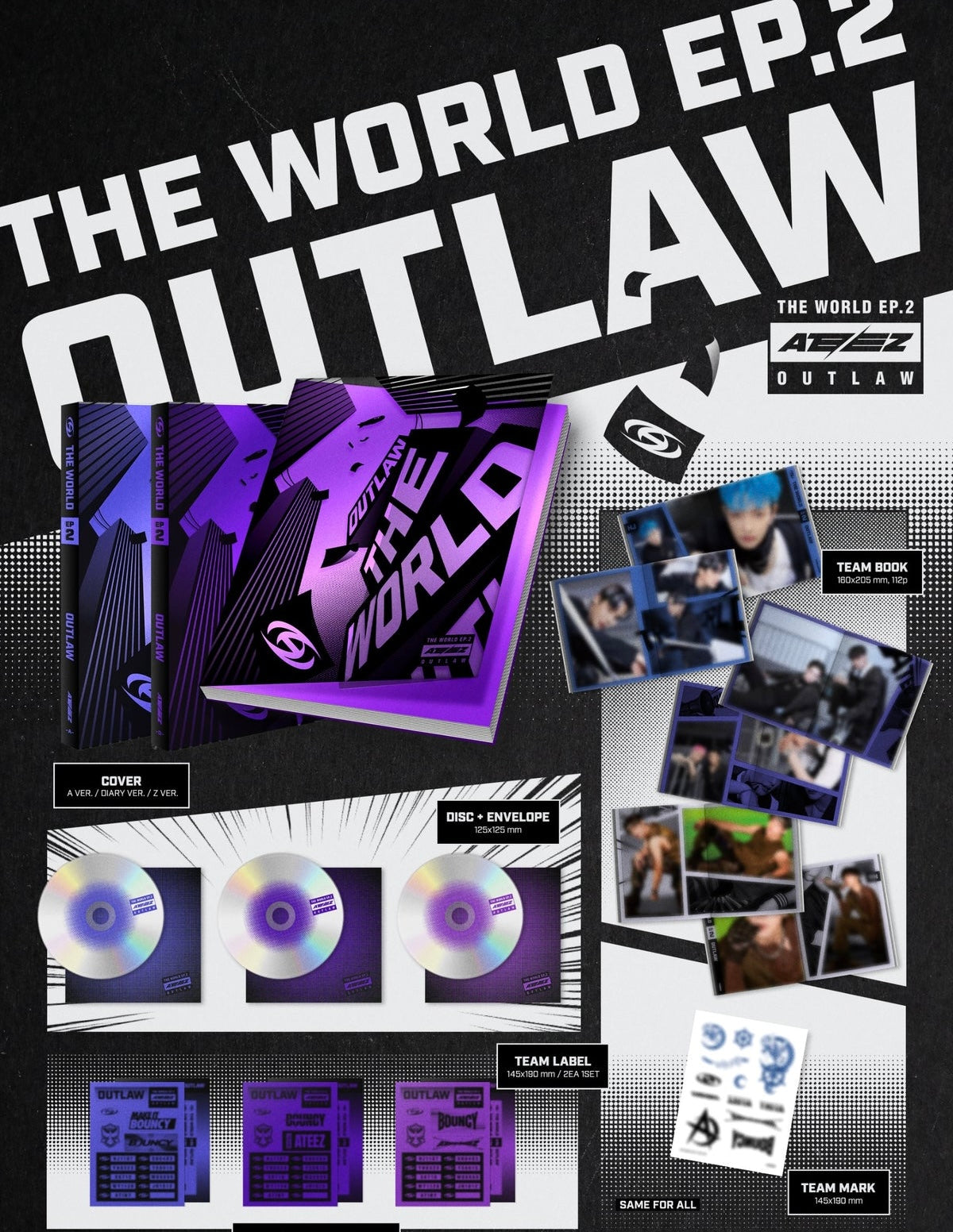 Ateez - The World EP.2 : Outlaw