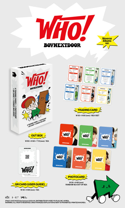 BOYNEXTDOOR • WHO!