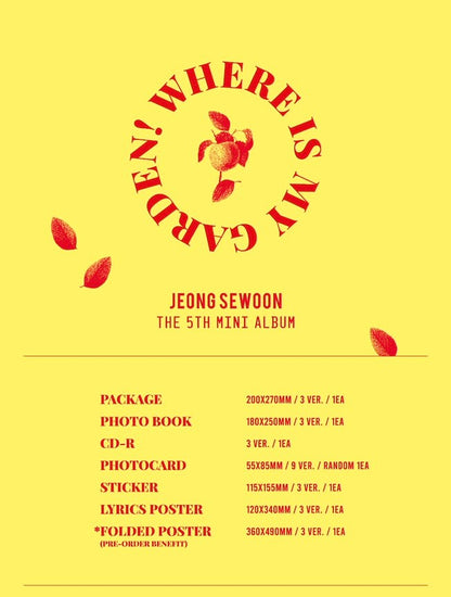 Jeong Sewoon - Where is my Garden