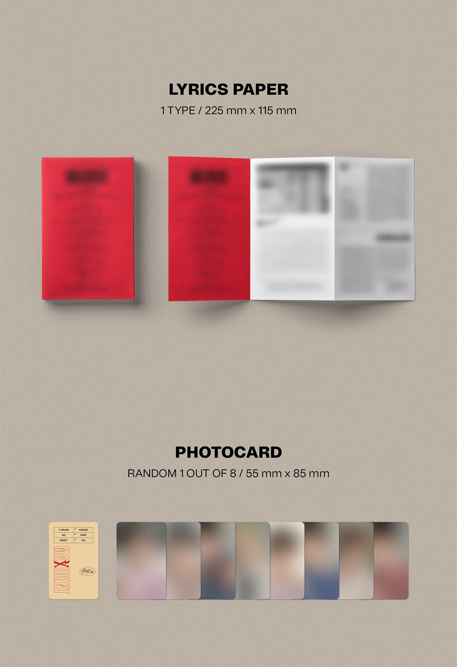 StrayKids maxident case ver. コンプ 全員 未開封 STRAY KIDS - MAXIDENT (Case Ver.) - K-Pop Time