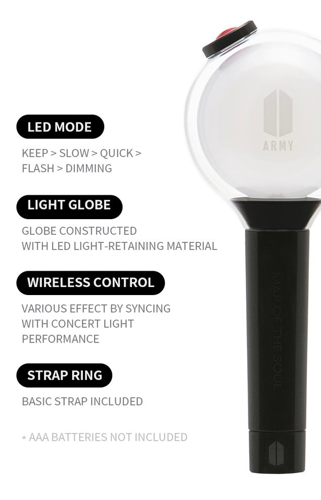 BTS Official Lightstick Map Of The Soul (Special Edition SE) selling