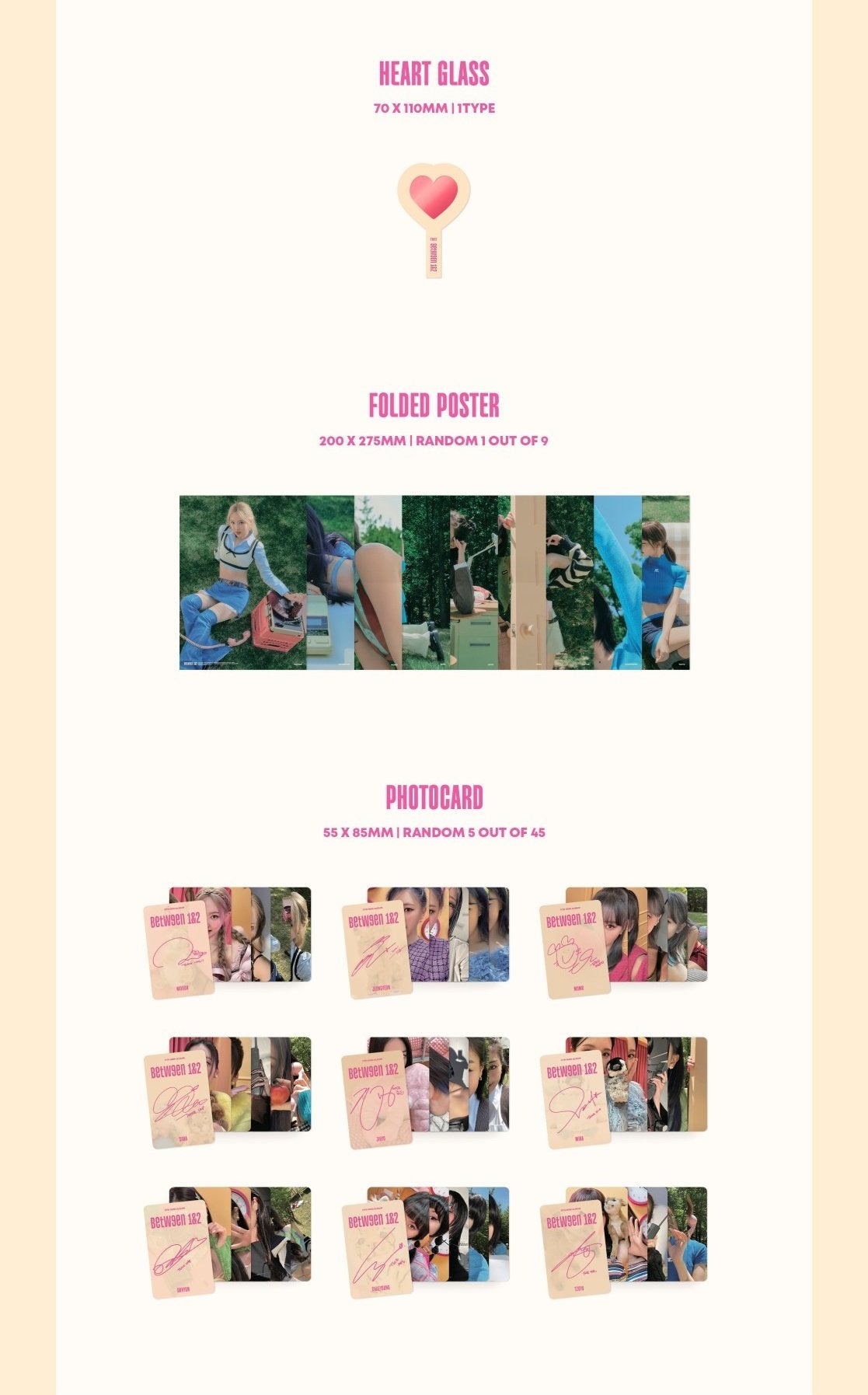 TWICE - BETWEEN 1&2 11th KPOP Mini Album Photobook+Photocard+Postcard+Extra  Photocards (Random Version)