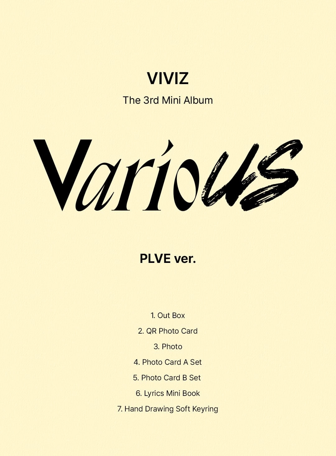 Viviz sold Various Album Set