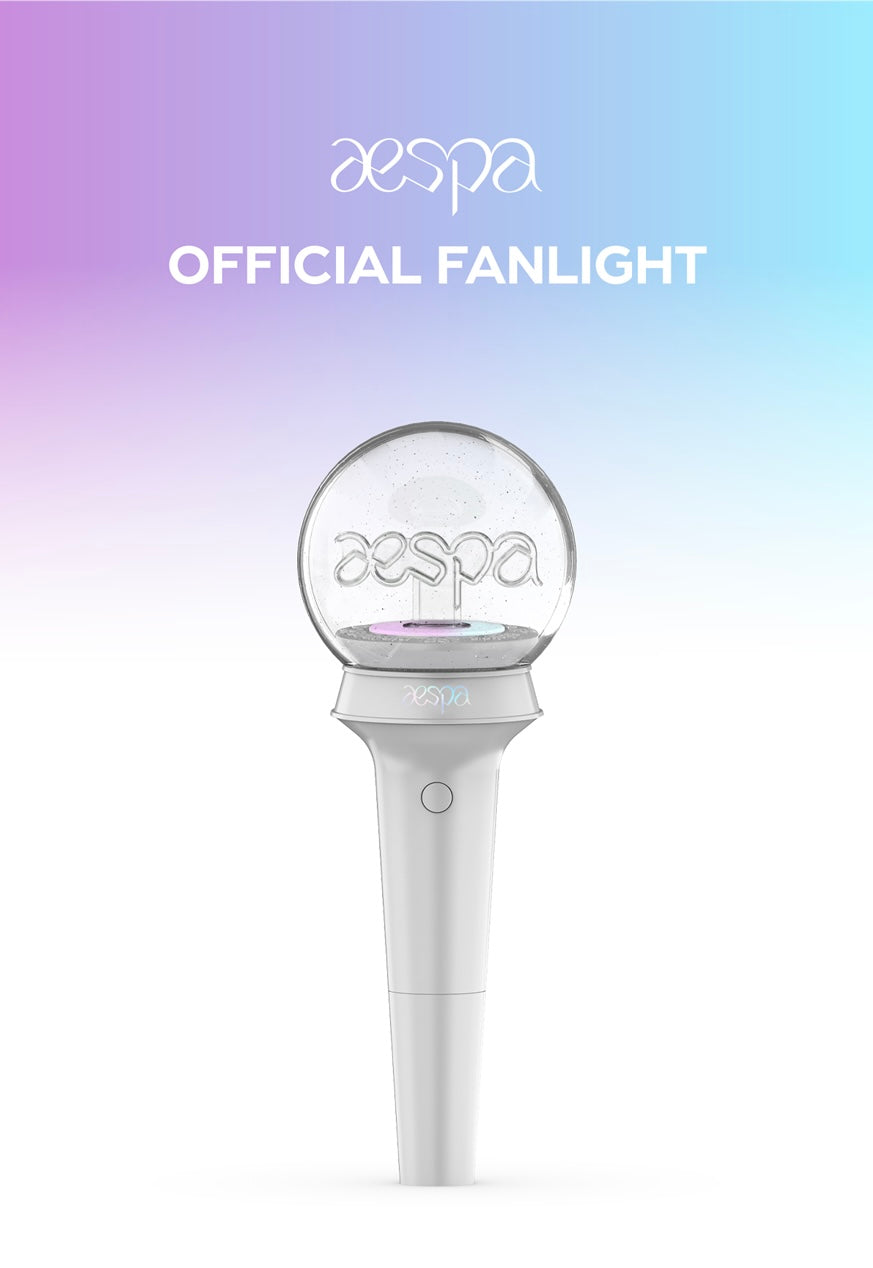 アイドル aespa official fanlight aespa Official Fanlight with Strap for Concert Light Stick