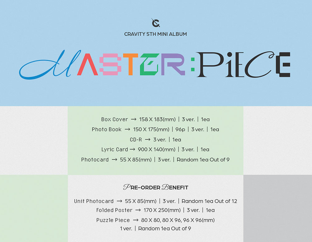 Cravity - Master : Piece